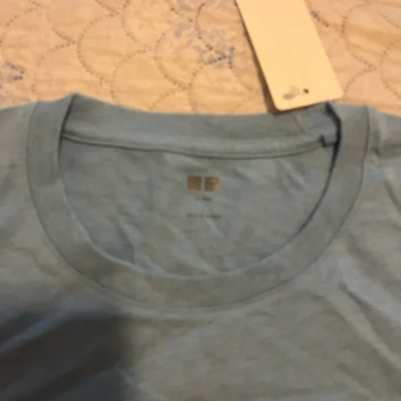 Uniqlo Men's Supima Cotton Tee - Light Purple - Picture 3 of 6